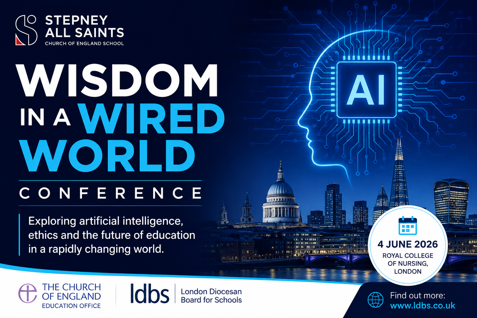 Stepney All Saints Students Speak at Wisdom in a Wired World Conference