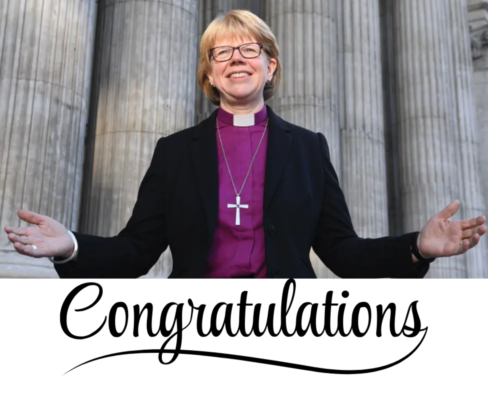 Congratulation to Sarah Mullally!